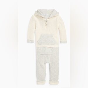 BRAND NEW WITH TAG! Polo Ralph Lauren Baby's Knit Cotton Set Size 18-24M